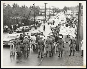 Demonstrations. Anti-Vietnam. Fort Devens.