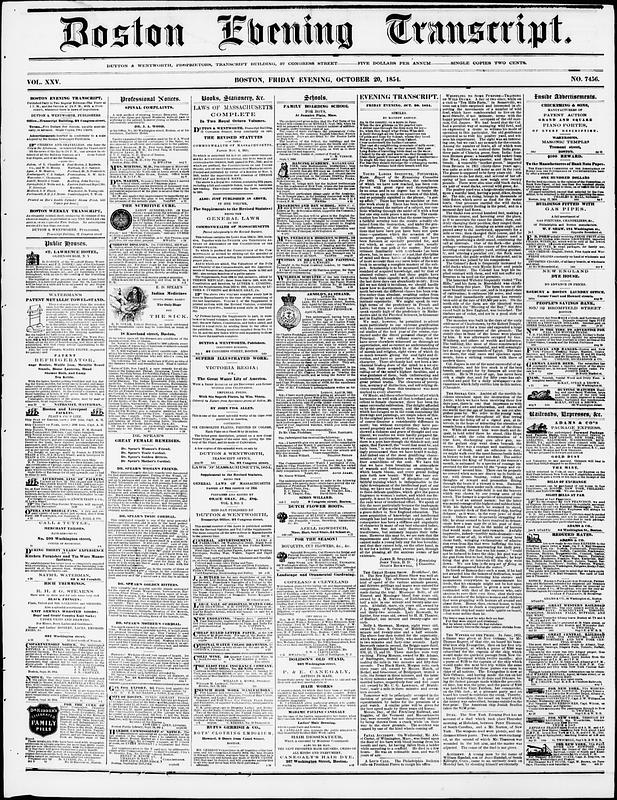 Boston Evening Transcript - Digital Commonwealth