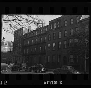 Beacon Street, Boston, Massachusetts, between Gloucester Street and Hereford Street