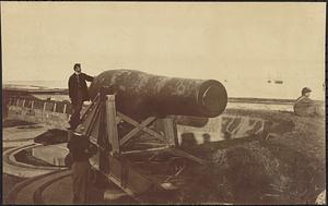 The "Lincoln Gun" at Fortress Monroe, Va., December 3, 1864