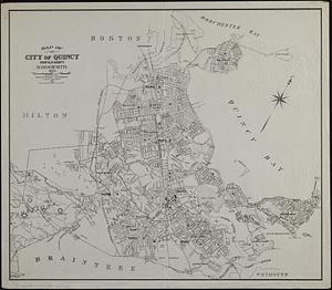 Map of the city of Quincy, Norfolk County, Massachusetts, 1934