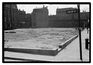 Empty lot, Ludlow Street, Charlestown