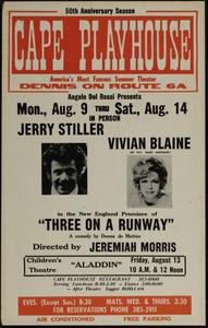 In person Jerry Stiller, Vivian Blaine in the New England Premier of "Three on a Runway"