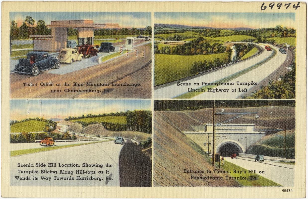 Ticket office at the Blue Mountain Interchange, near Chambersburg, Pa