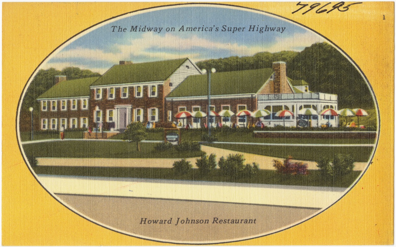 The midway on America's Super Highway, Howard Johnson Restaurant