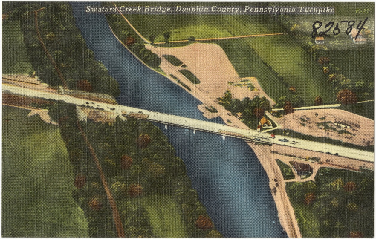 Swatara Creek Bridge, Dauphin County, Pennsylvania Turnpike - Digital ...