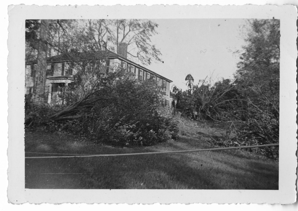 89 West Main Street after the 1938 hurricane