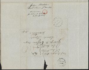 John Webber to George Coffin, 7 December 1846
