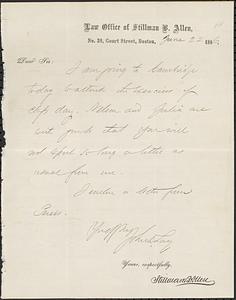 Letter from John D. Long to Zadoc Long, June 22, 1866