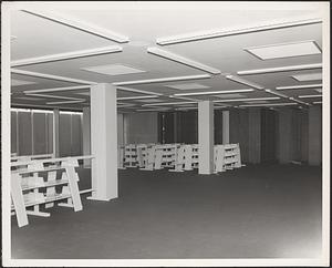 Construction of Boylston Building, Boston Public Library, lower level
