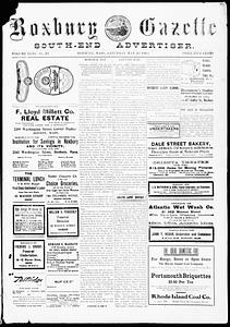 Roxbury Gazette and South End Advertiser, May 20, 1911