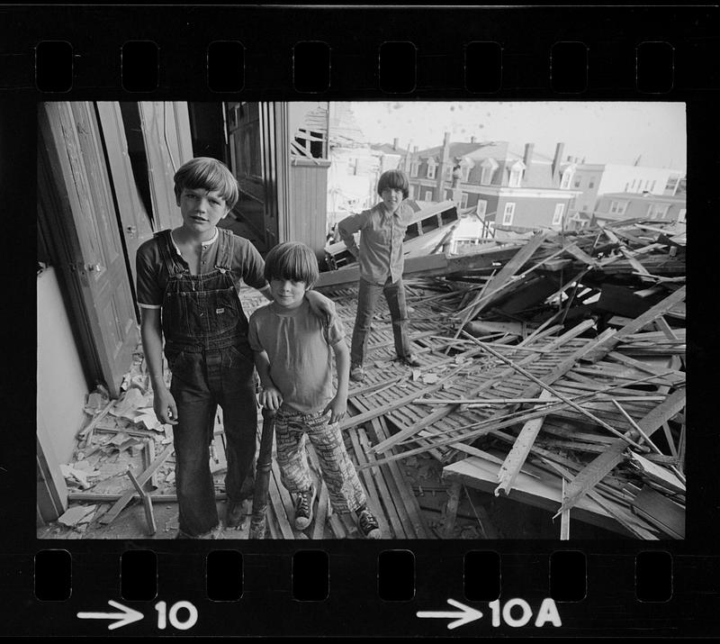 Local kids trash school during its demolition, South Boston