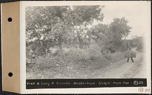 Contract No. 21, Portion of Ware-Belchertown Highway, Ware and Belchertown, land of Fred and Lucy R. Bisnette, Plan No. S-2, Belchertown, Mass., Jul. 22, 1931