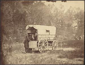 Military telegraph wagon, for field telegraphy