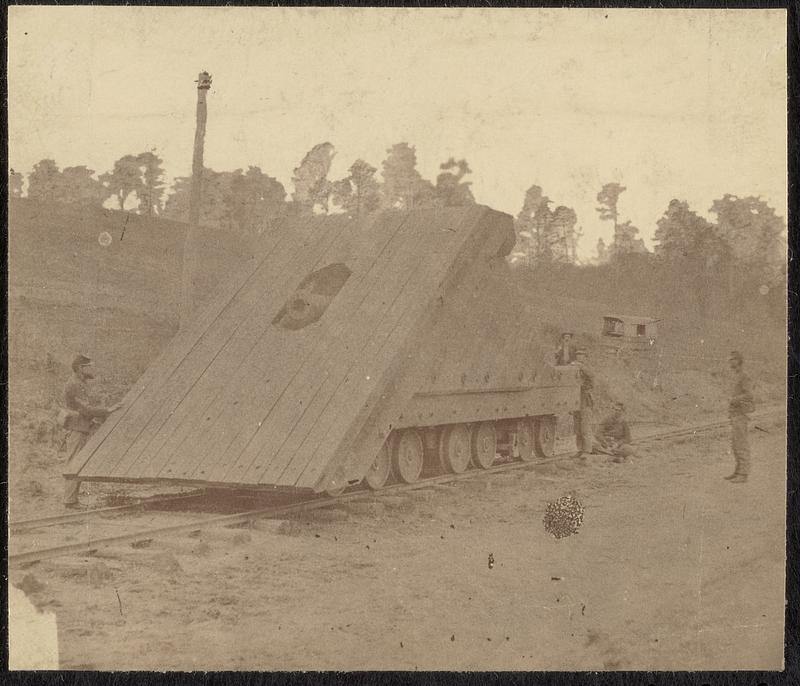 Railroad battery before Petersburg