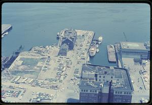 Long Wharf area from the Custom House Tower Boston