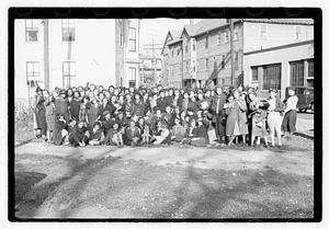 A group of young women
