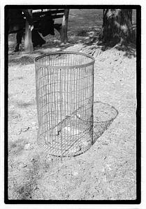 A trash can