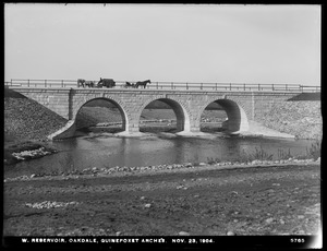 Wachusett Reservoir, Quinapoxet Arches, Oakdale, West Boylston, Mass., Nov. 23, 1904