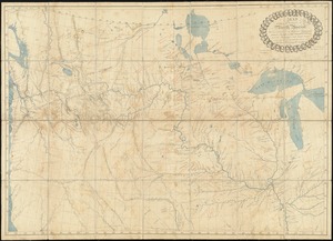 Map of part of the continent of North America