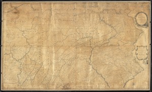 A map of the state of Pennsylvania