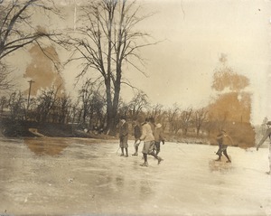 Boys Skating, Perkins Pond