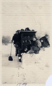 Students on a Snow Plow