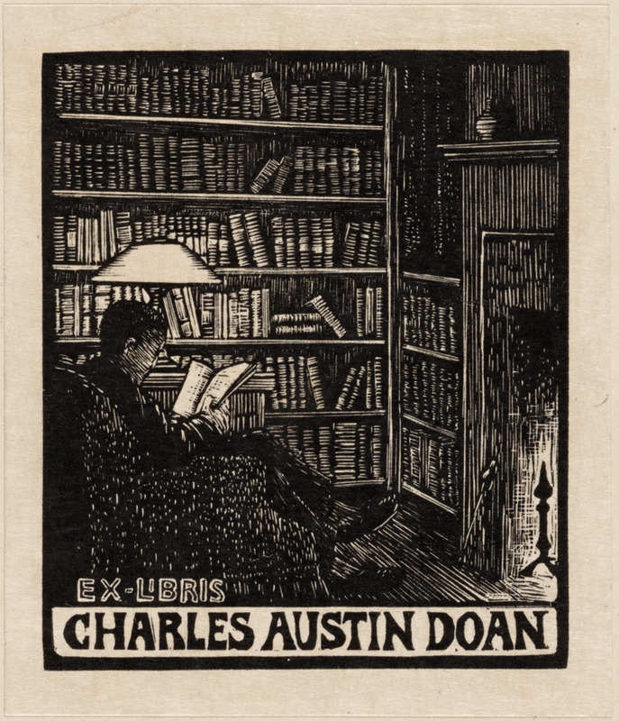 Ex-libris Charles Austin Doan - Digital Commonwealth