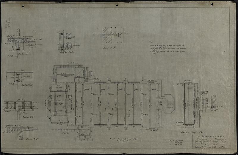 First floor framing plan