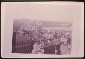 Looking towards Charlestown from the steeple of Christ Church Boston North End