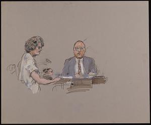 Courtroom scene