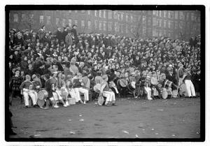 Football game, Back Bay Fens
