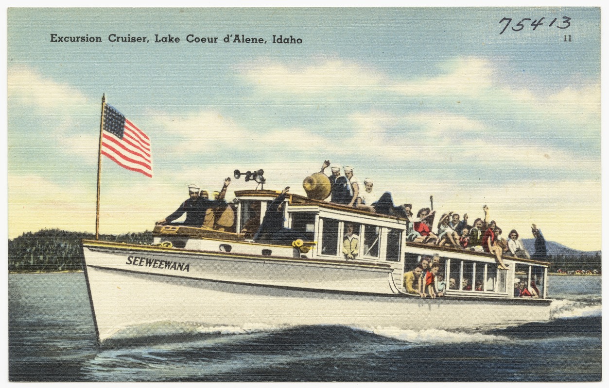 Excursion cruiser, Lake Coeur d'Alene, Idaho