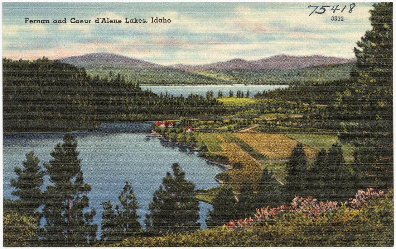 Fernan and Coeur d'Alene Lakes, Idaho