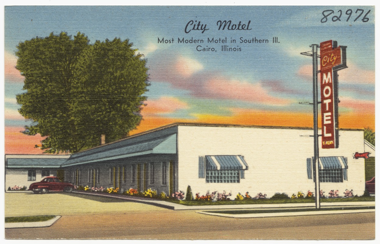 City Motel, most modern in southern Ill., Cairo, Illinois