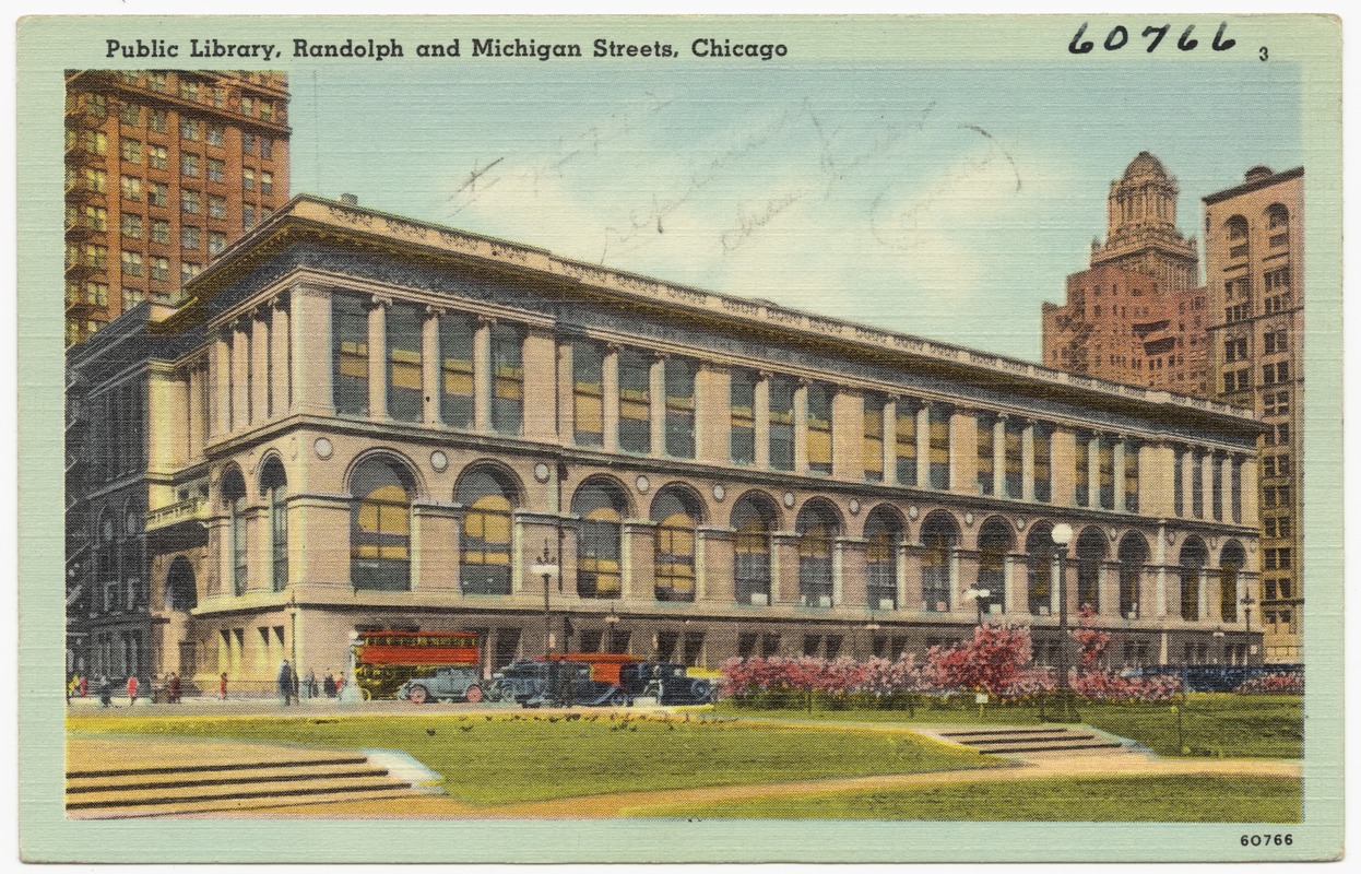 Public library, Randolph and Michigan Streets, Chicago