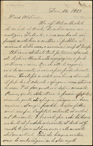Bartolomeo Vanzetti autographed letter signed to Aldino Felicani, [Charlestown], 16 December 1923