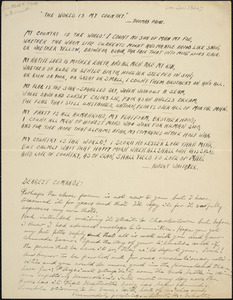 Albert Shott typed letter signed to [Bartolomeo Vanzetti], June 1924