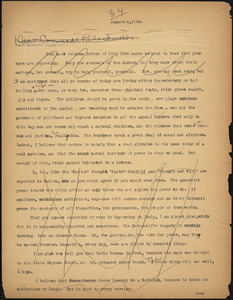 Bartolomeo Vanzetti typed letter (copy) to Alice Stone Blackwell, [Charlestown], 4 August 1924