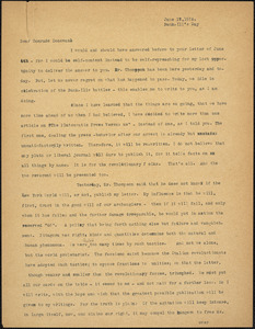 Bartolomeo Vanzetti typed letter (copy) to Mary Donovan, [Charlestown], 17 June 1926
