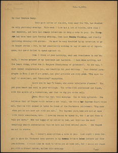 Bartolomeo Vanzetti typed letter (copy) to Mary Donovan, [Charlestown], 9 October 1926