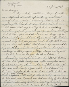 Bartolomeo Vanzetti autographed letter signed to Mary Donovan, [Dedham], 25 June 1927