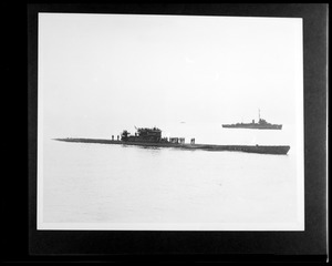 U 805 captured German U boat brought into Portsmouth, NH