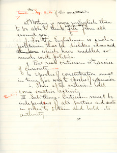 Untitled writing exercise for English V by Sarah (Sallie) M. Field, Abbot Academy, class of 1904