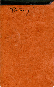 Botany notebook of Sarah (Sallie) M. Field, Abbot Academy, class of 1904