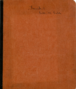 French 1 notebook of Sarah (Sallie) M. Field, Abbot Academy, class of 1904