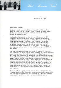 Letter from Aagot Hinrichsen Cain to Sarah (Sallie) M. Field, Abbot Academy, class of 1904