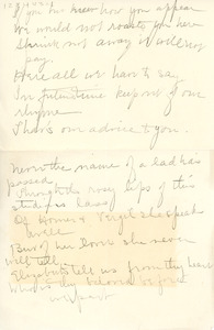 Poem by Sarah (Sallie) M. Field, Abbot Academy, class of 1904