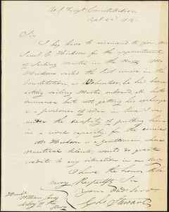 Charles Stewart to William Jones, April 23, 1814
