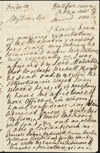 Sir John Borlase Warren to John Wilson Croker, November 5, 1812